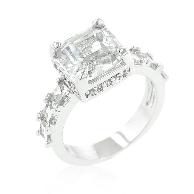 Asscher Cut Engagement Ring  