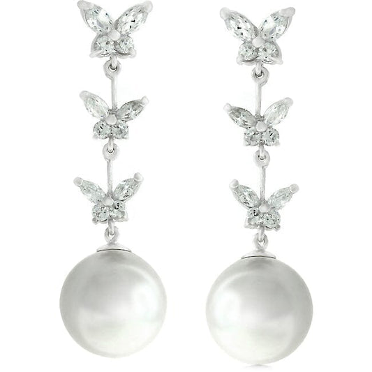 Butterfly Pearl Dangle  